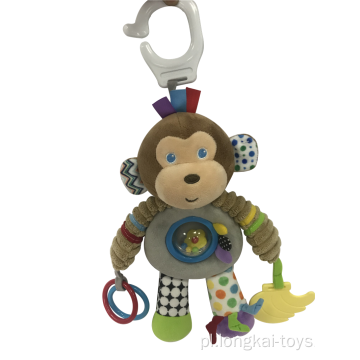Zabawka pluszowego hamaka-małpy